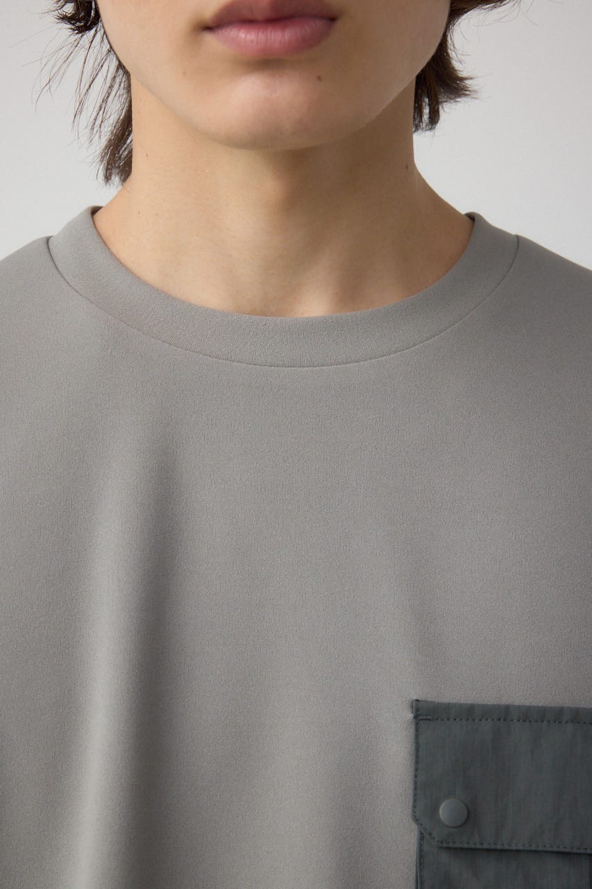 カラースキームドロストTシャツ L/GRY L