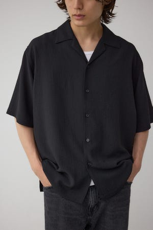 シアサッカーオーバーシャツ