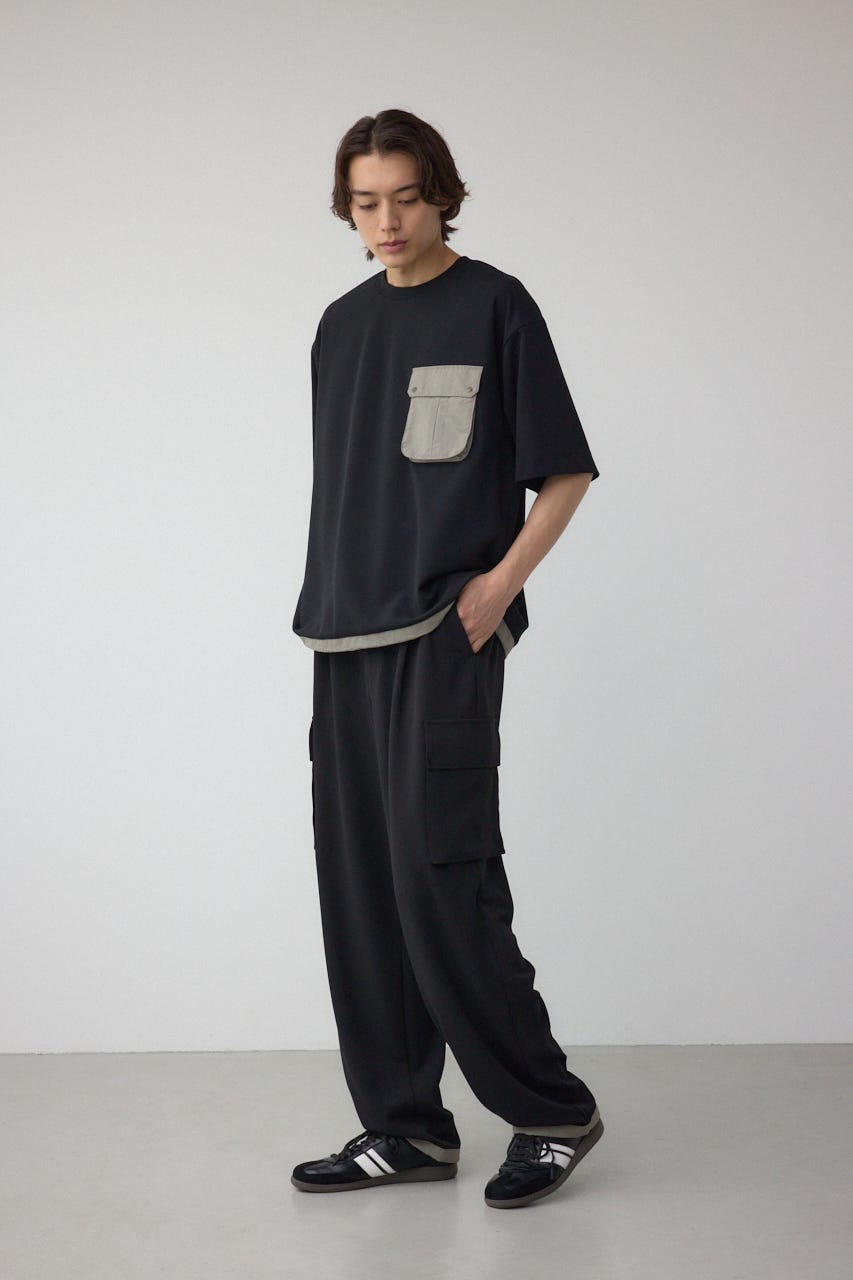 カラースキームカーゴパンツ BLK L
