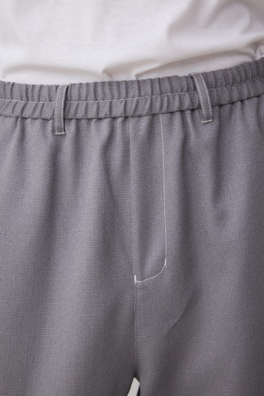 アウトステッチブッチャーワイドパンツ GRY M