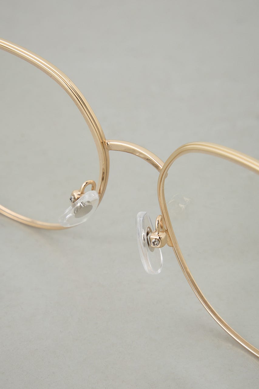メタルポリゴンシェイプアイウェア GLD FREE