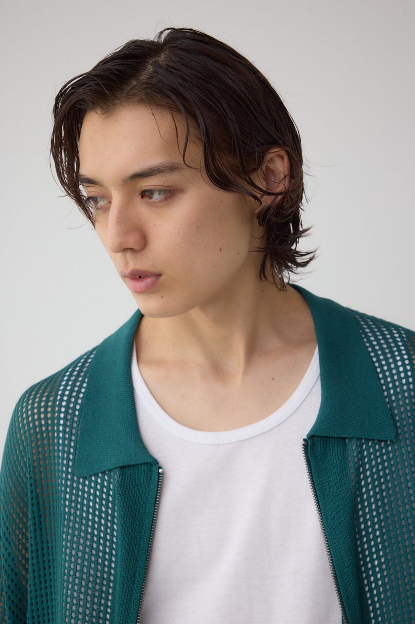 AZUL BY MOUSSY | 【窪塚洋介さん着用アイテム】ポロ襟ジップ