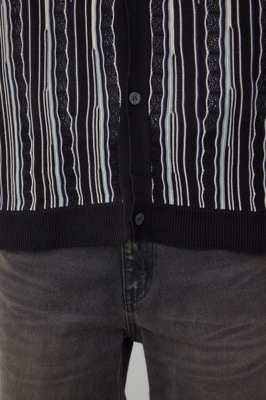 AZUL BY MOUSSY | ポロ襟クージーニットトップス (ニット ) |SHEL'TTER