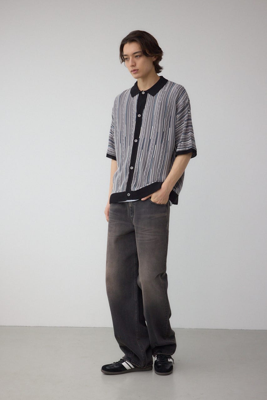 AZUL BY MOUSSY | ポロ襟クージーニットトップス (ニット ) |SHEL'TTER