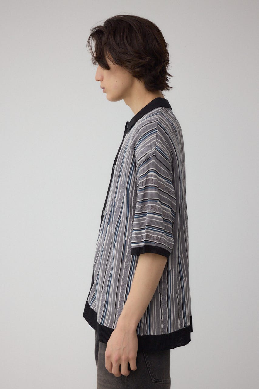 AZUL BY MOUSSY | ポロ襟クージーニットトップス (ニット ) |SHEL'TTER