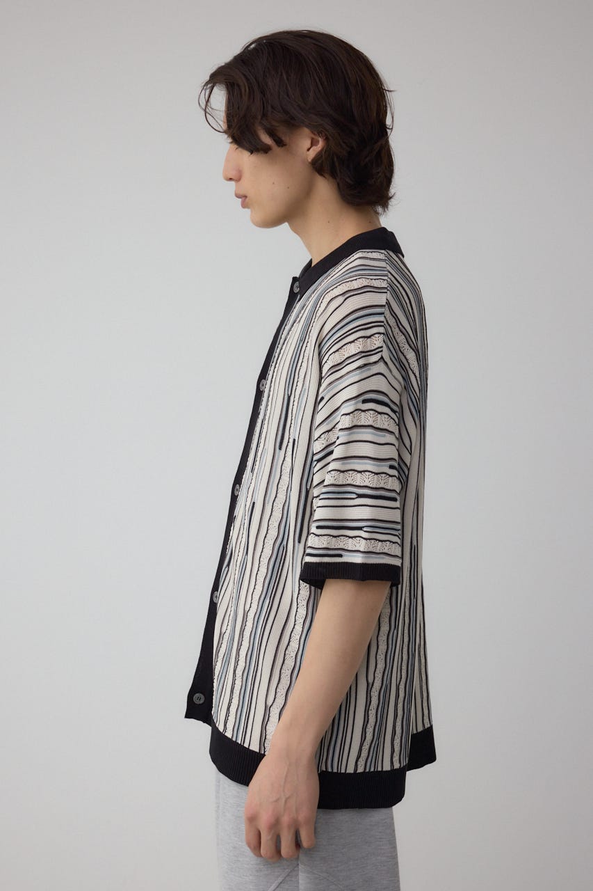 AZUL BY MOUSSY | ポロ襟クージーニットトップス (ニット ) |SHEL'TTER