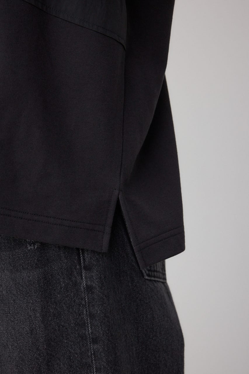 ダブルポケットプルオーバー BLK L
