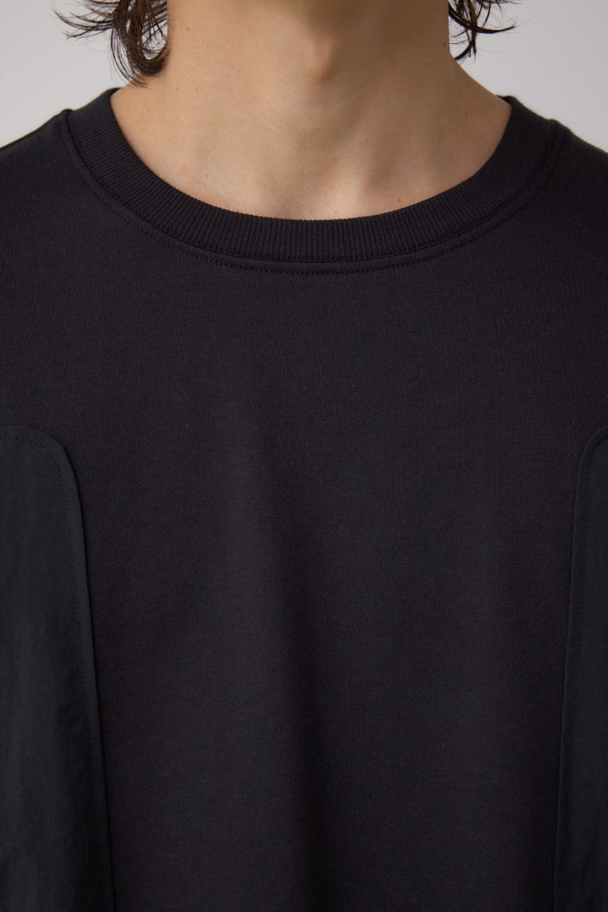 ダブルポケットプルオーバー BLK L