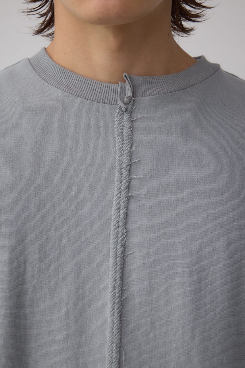 MORABITO スペル　グレー ジュ半袖トップス 38サイズ新品未使用 AZUL BY MOUSSY | オーバーサイズジャガードニットポロ (ニット