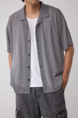 アソートデザインメッシュシャツ