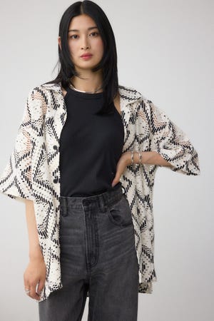 アソートデザインメッシュシャツ