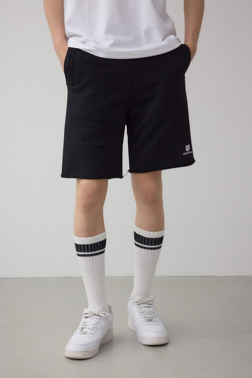 【NEWTRAL】 ACTIVE PILE SHORTS BLK L