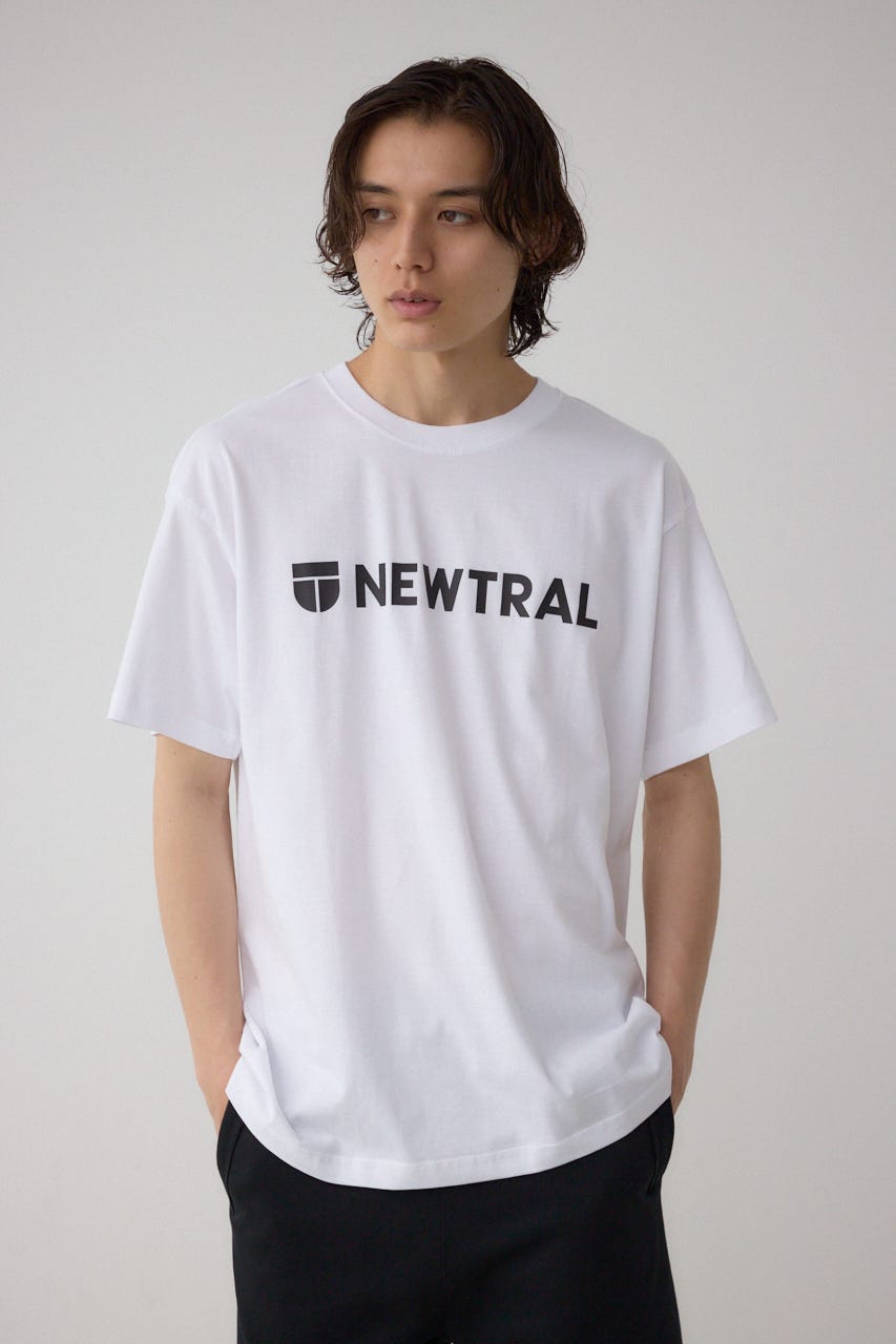 【NEWTRAL】 MAIN S_Logo T-shirt WHT L