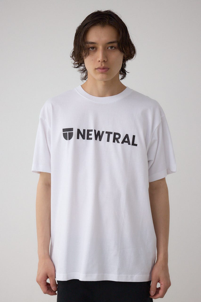 【NEWTRAL】 MAIN S_Logo T-shirt WHT L