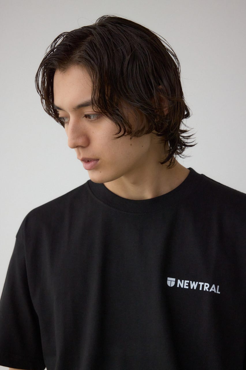 【NEWTRAL】 Chest_S_Logo T-shirt BLK L