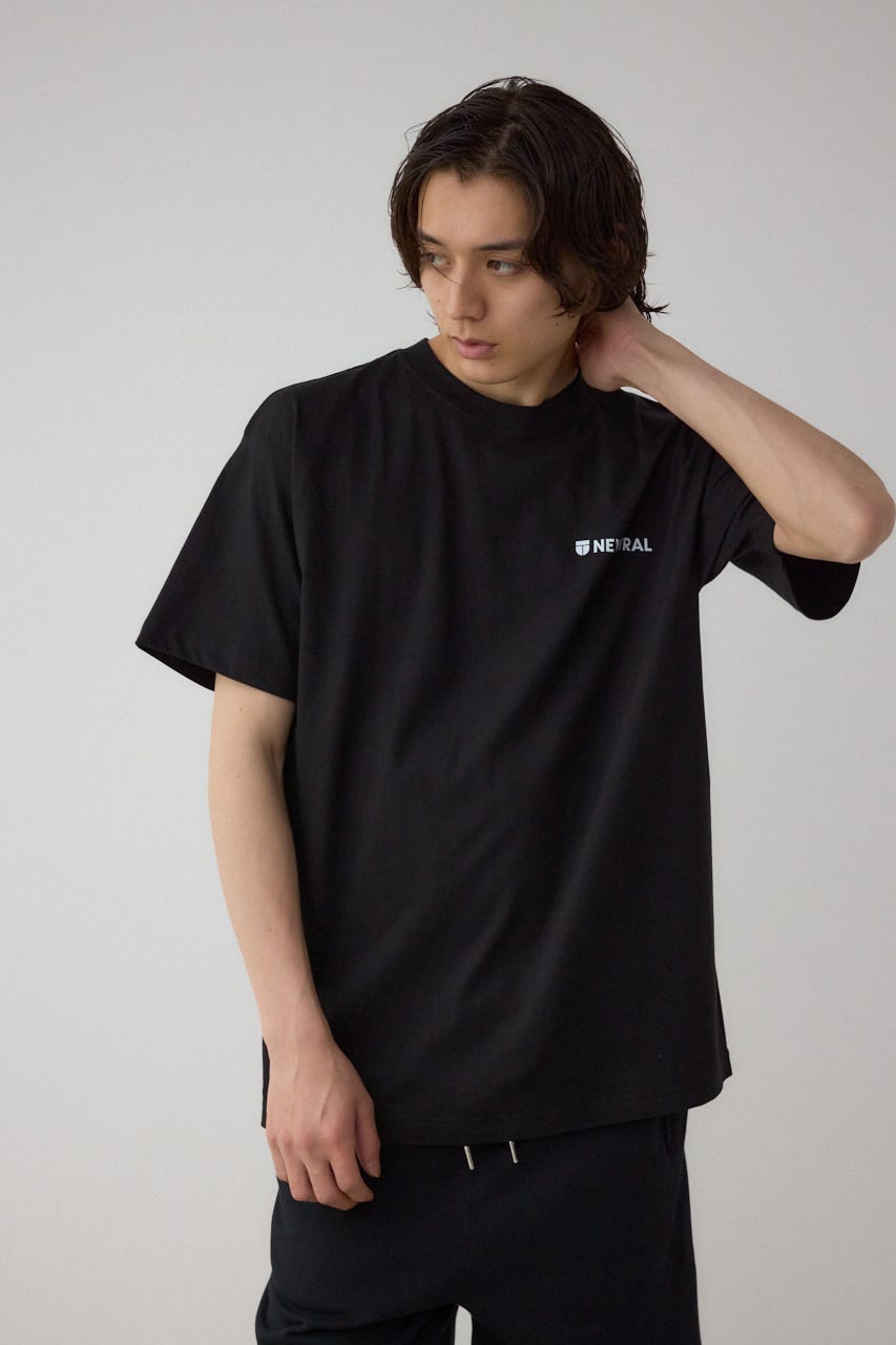 【NEWTRAL】 Chest_S_Logo T-shirt BLK L