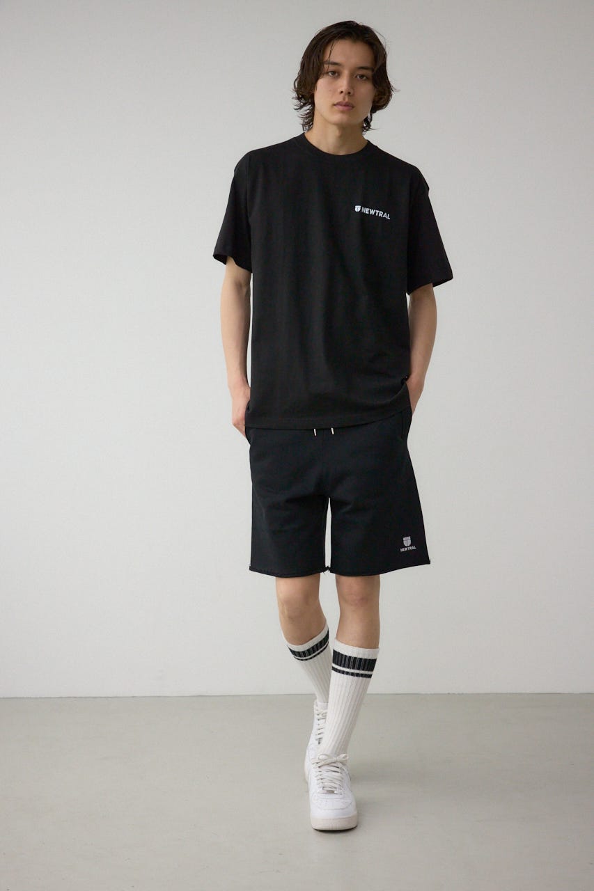 【NEWTRAL】 Chest_S_Logo T-shirt BLK L