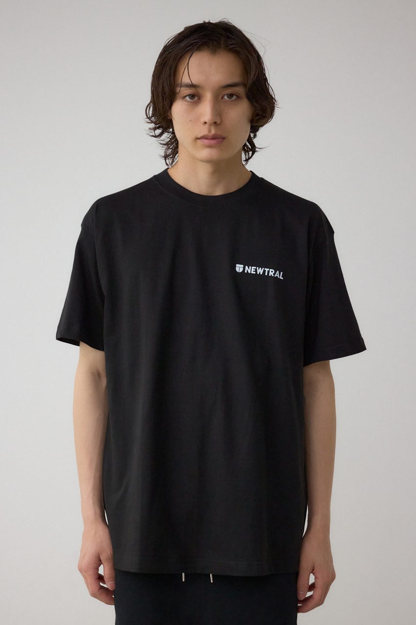 【NEWTRAL】 Chest_S_Logo T-shirt BLK L