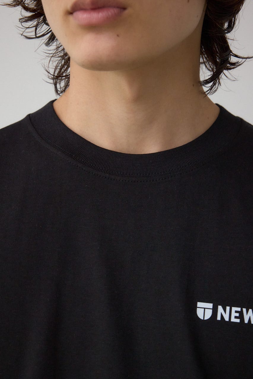 【NEWTRAL】 Chest_S_Logo T-shirt BLK L