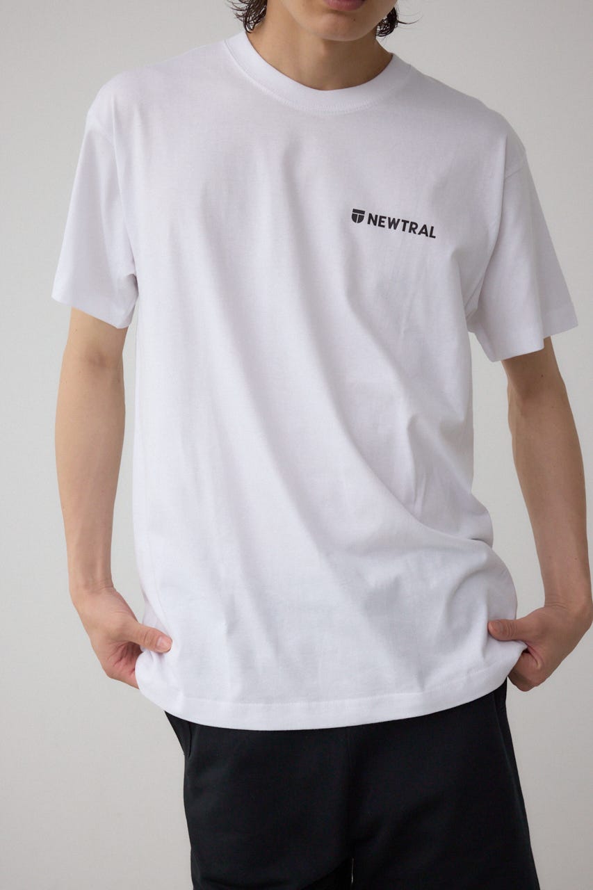 【NEWTRAL】 Chest_S_Logo T-shirt WHT L
