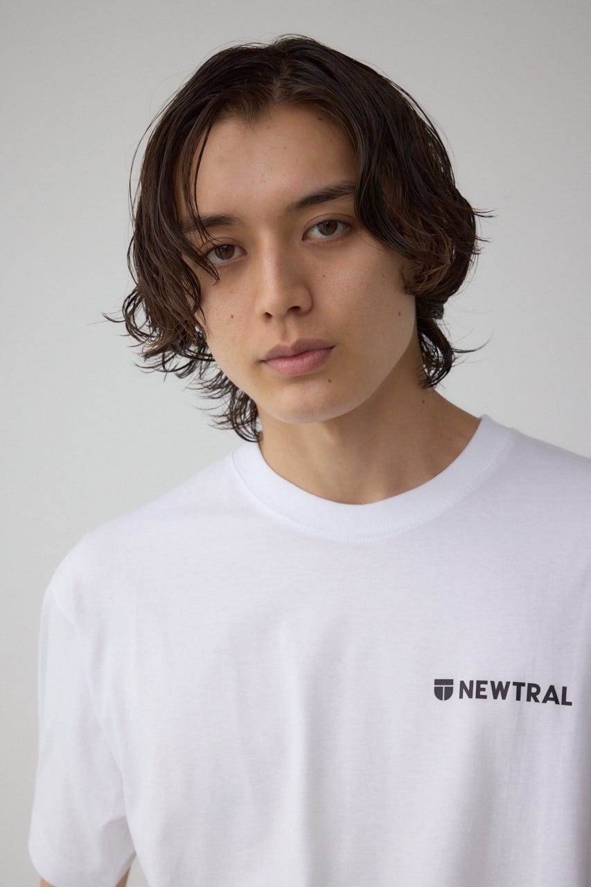 【NEWTRAL】 Chest_S_Logo T-shirt WHT L