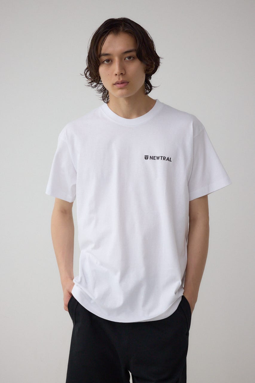 【NEWTRAL】 Chest_S_Logo T-shirt WHT L