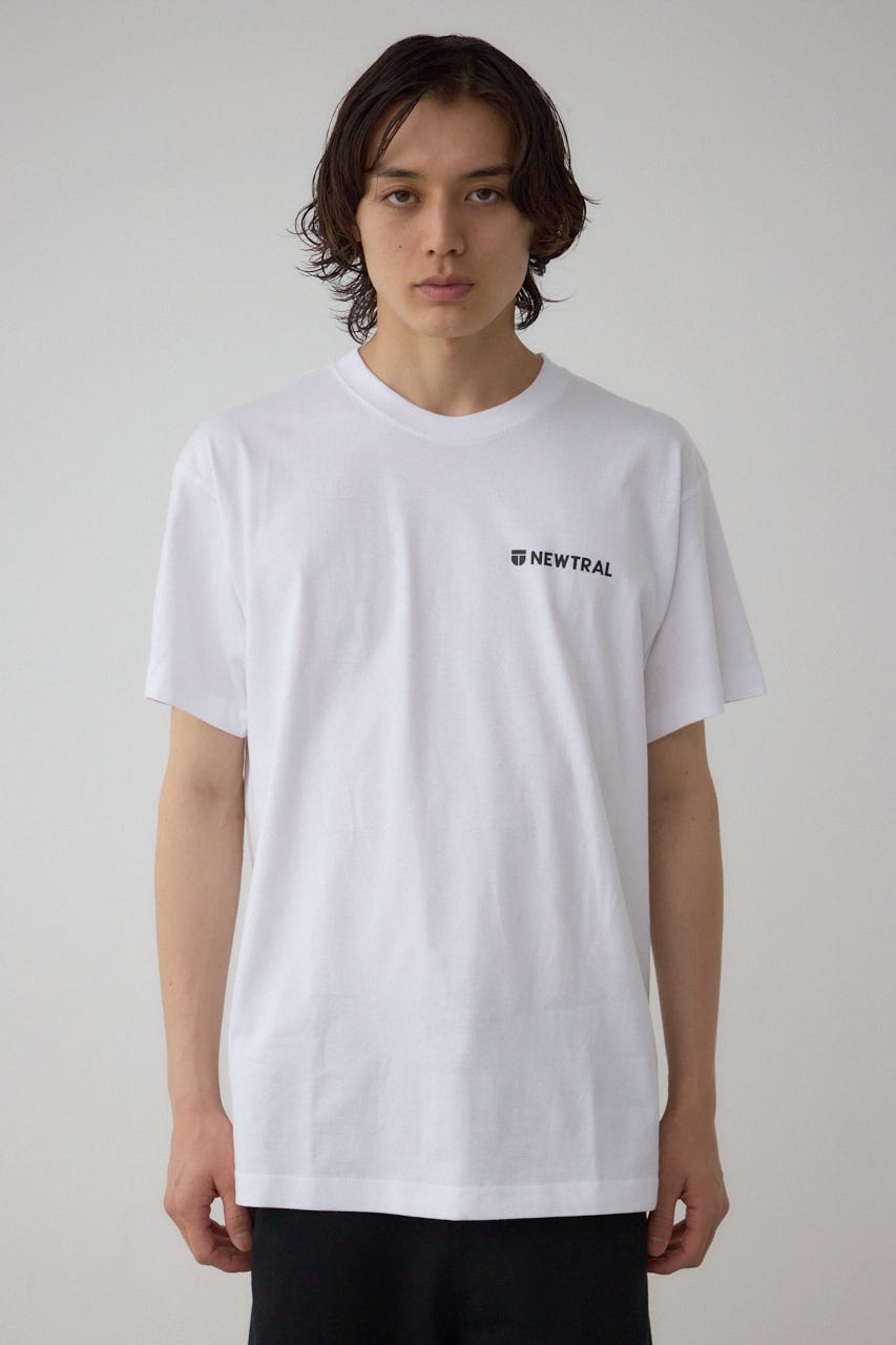【NEWTRAL】 Chest_S_Logo T-shirt WHT L