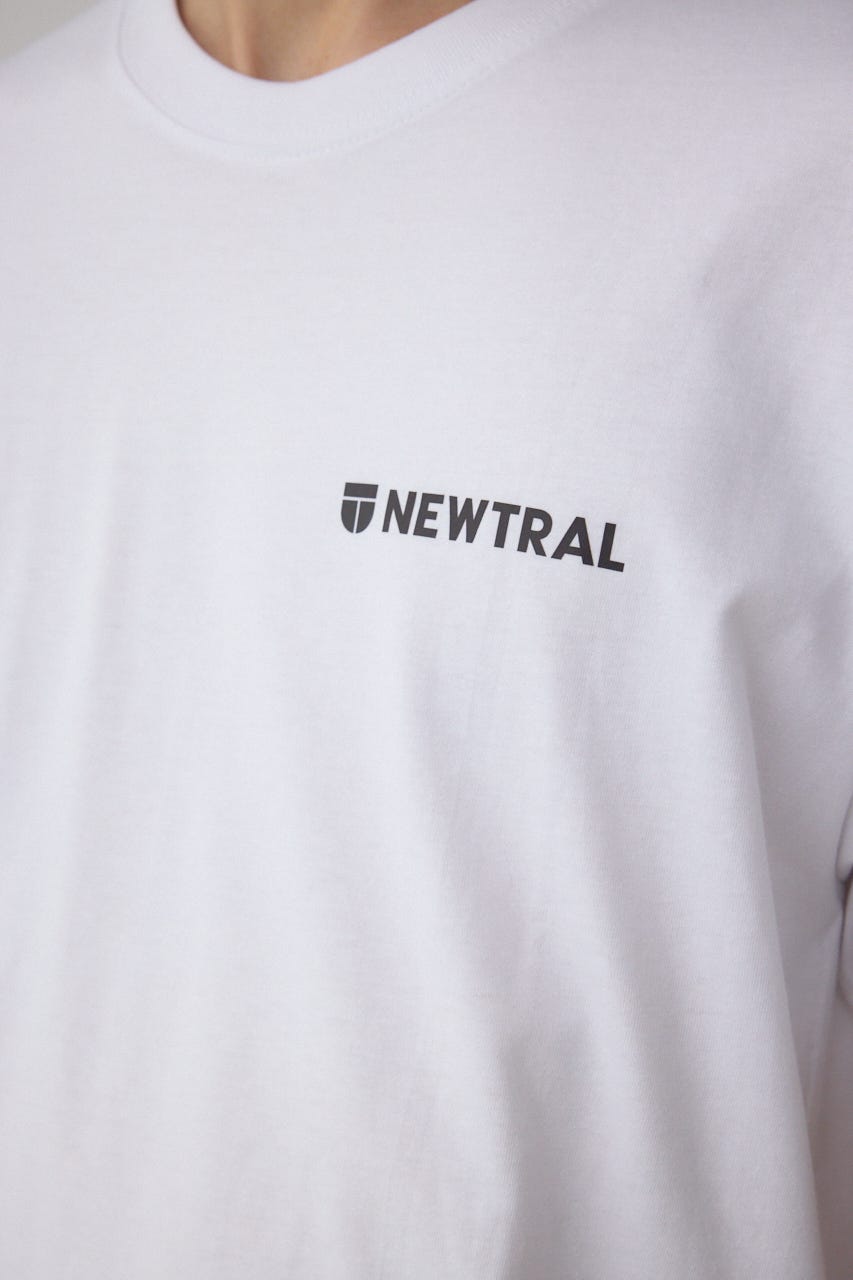 【NEWTRAL】 Chest_S_Logo T-shirt WHT L