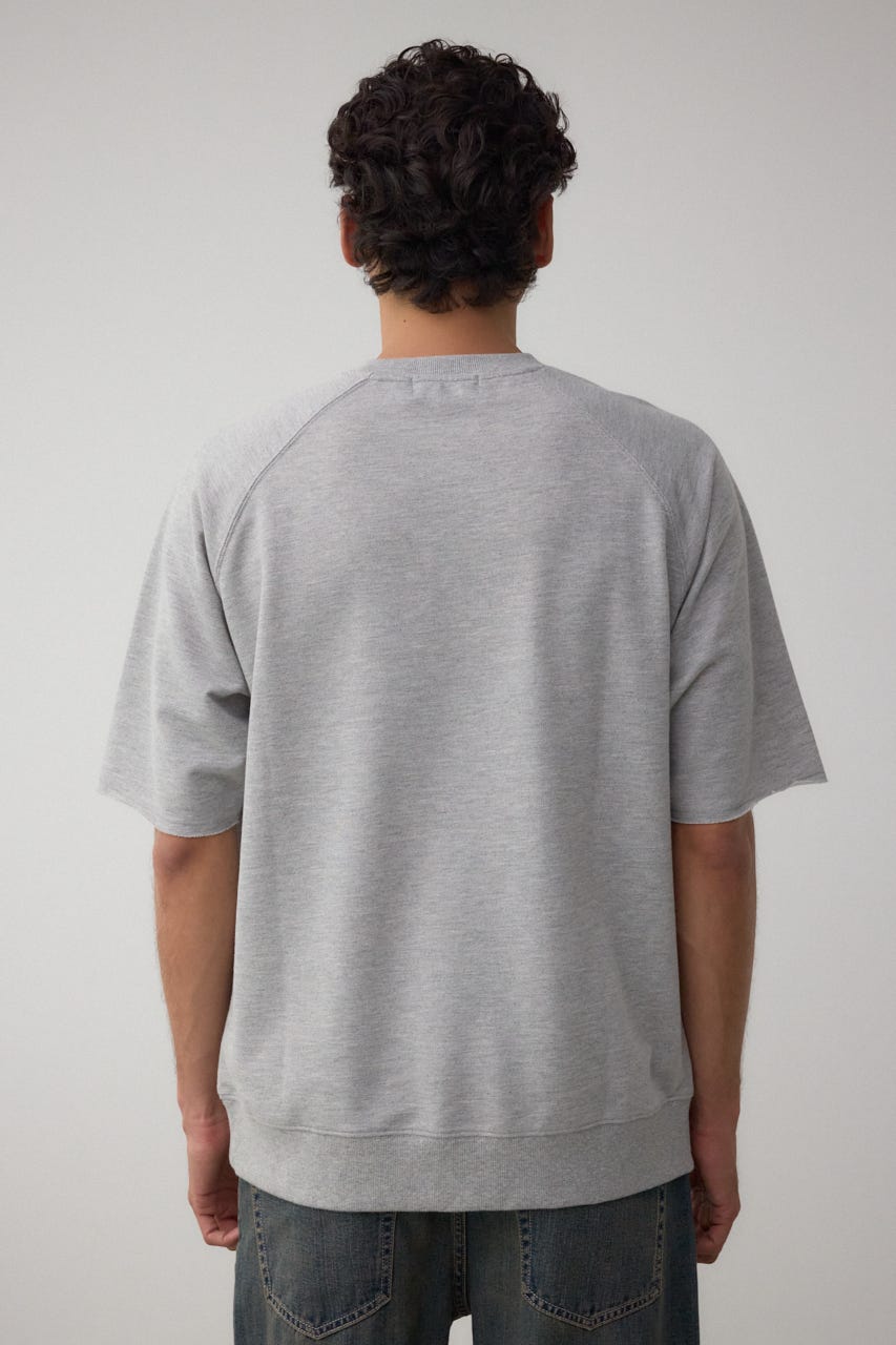 カットオフスウェットTEE T.GRY L