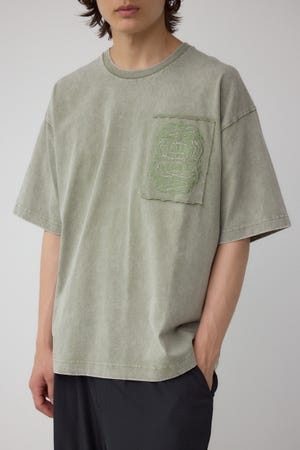 ヴィンテージ刺繍パッチワークTシャツ