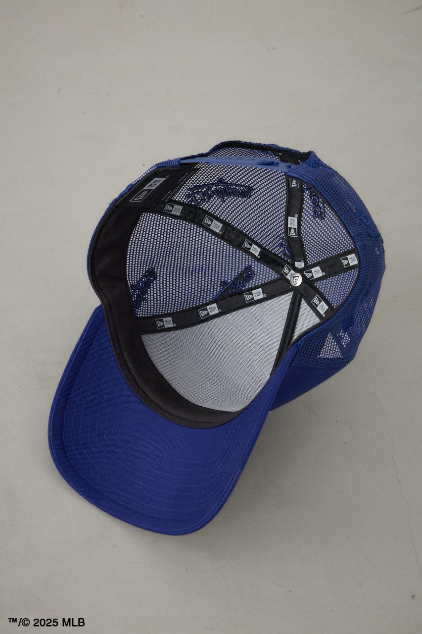 【NEWERA×MLB×AZUL】 LAメッシュキャップ BLU FREE