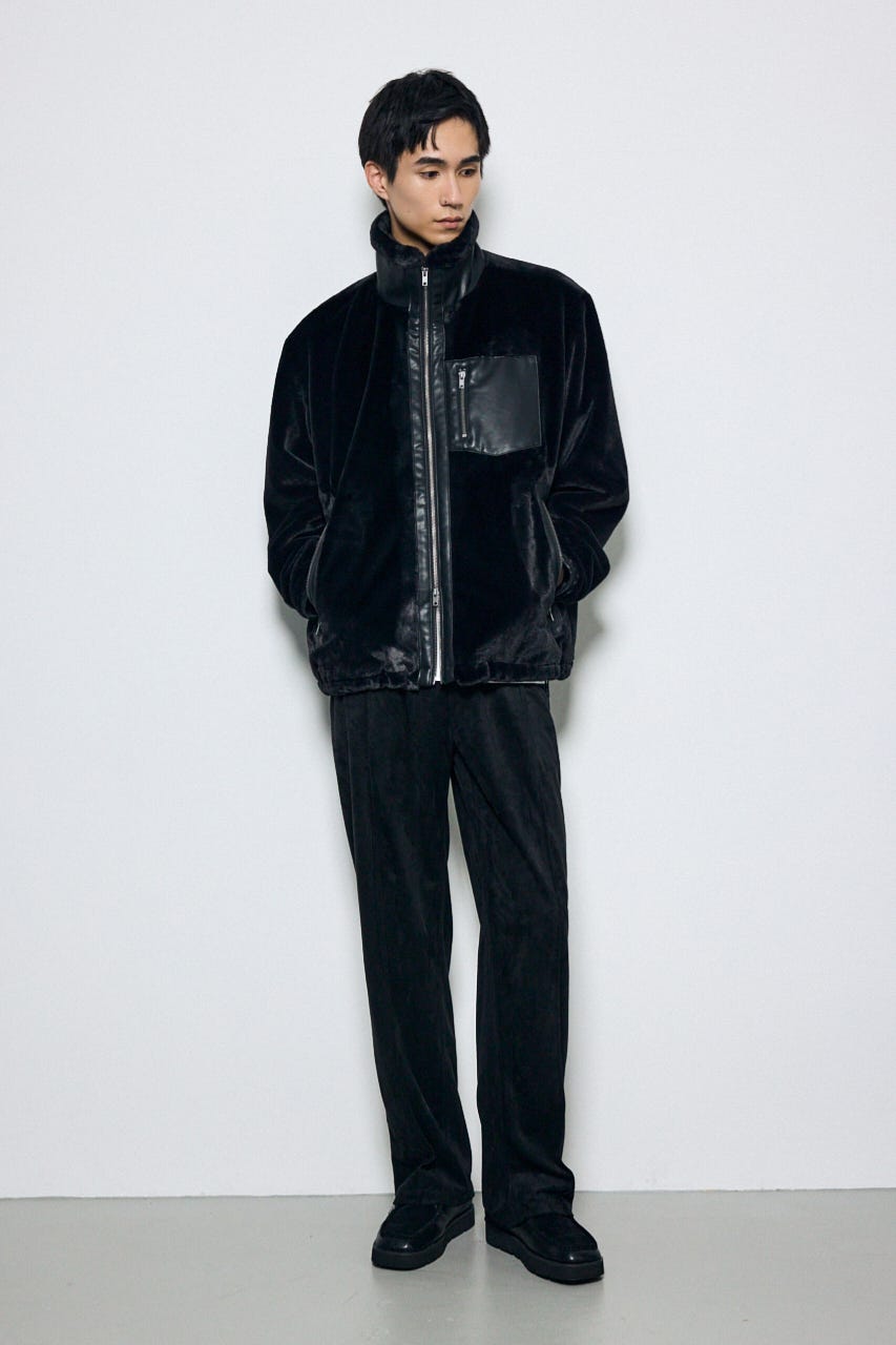ファースタンドブルゾン BLK L