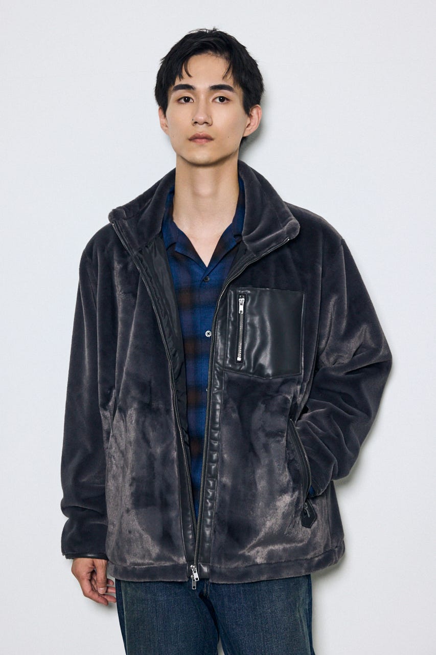 ファースタンドブルゾン C.GRY L