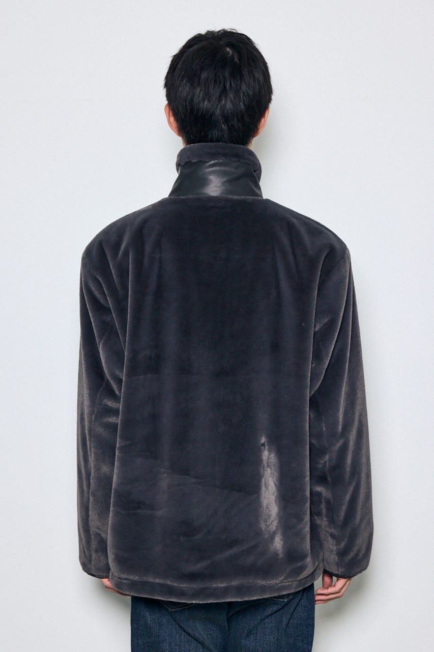 【AW先行アイテム】ファースタンドブルゾン C.GRY L