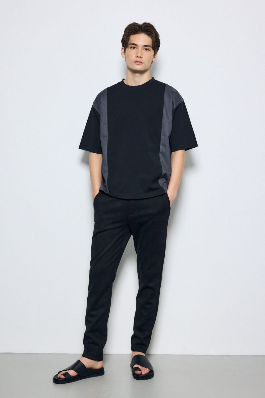 【AW先行アイテム】フェイクスエードパンツ BLK L