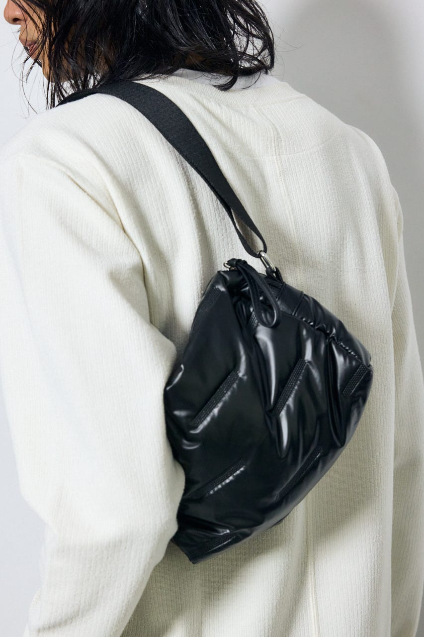 パファーショルダーバッグ BLK FREE