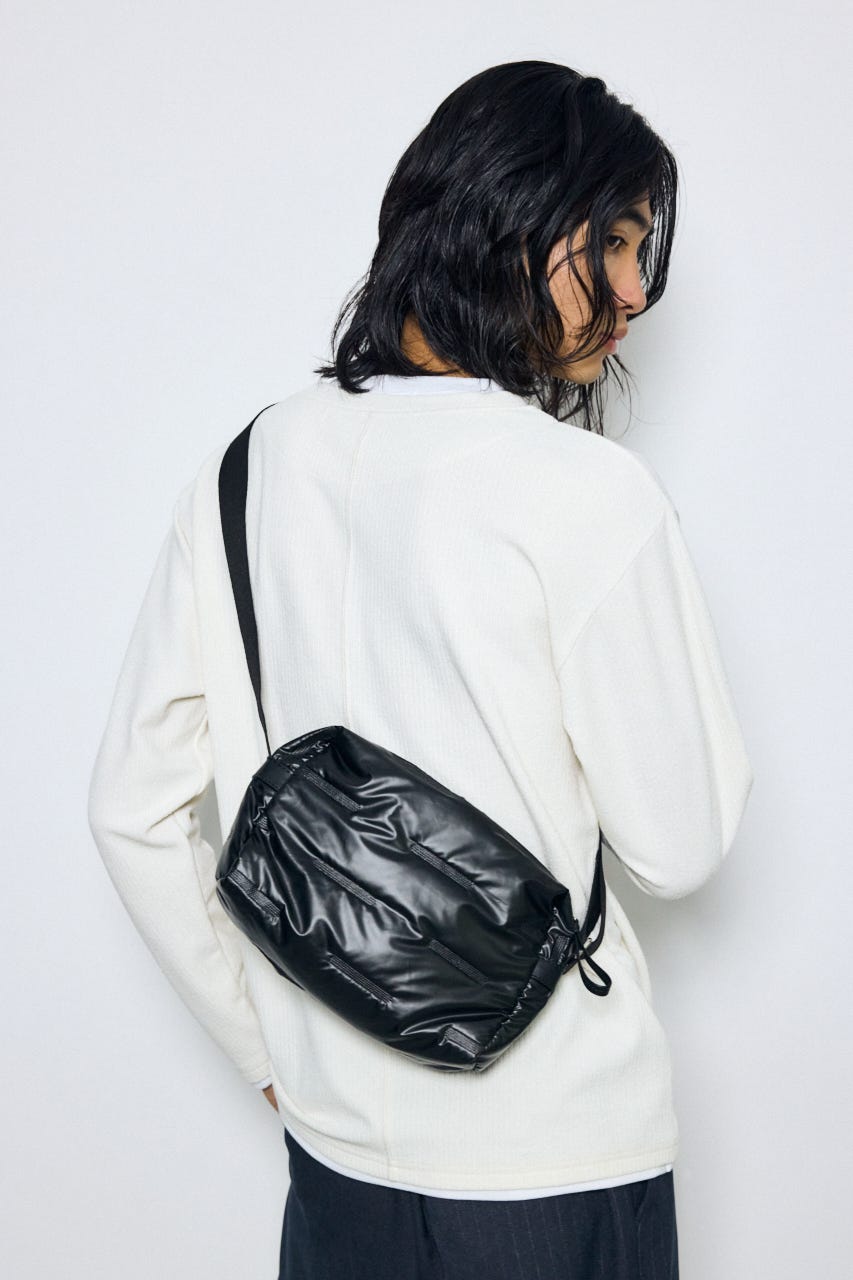 パファーショルダーバッグ BLK FREE