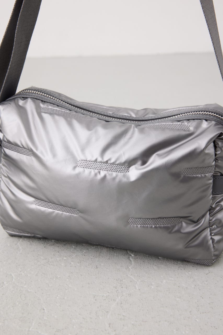 パファーショルダーバッグ GRY FREE