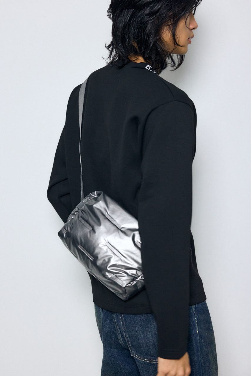 パファーショルダーバッグ GRY FREE