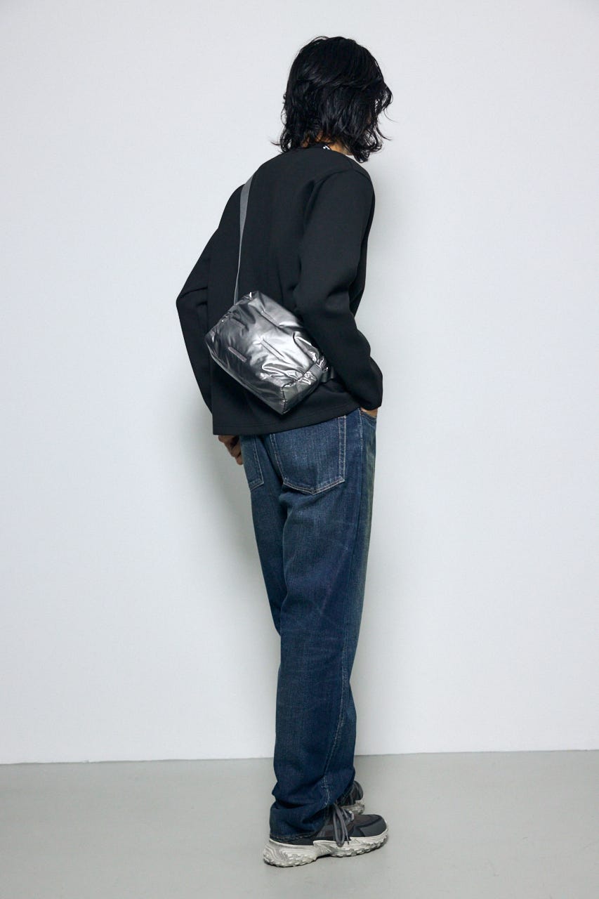 パファーショルダーバッグ GRY FREE