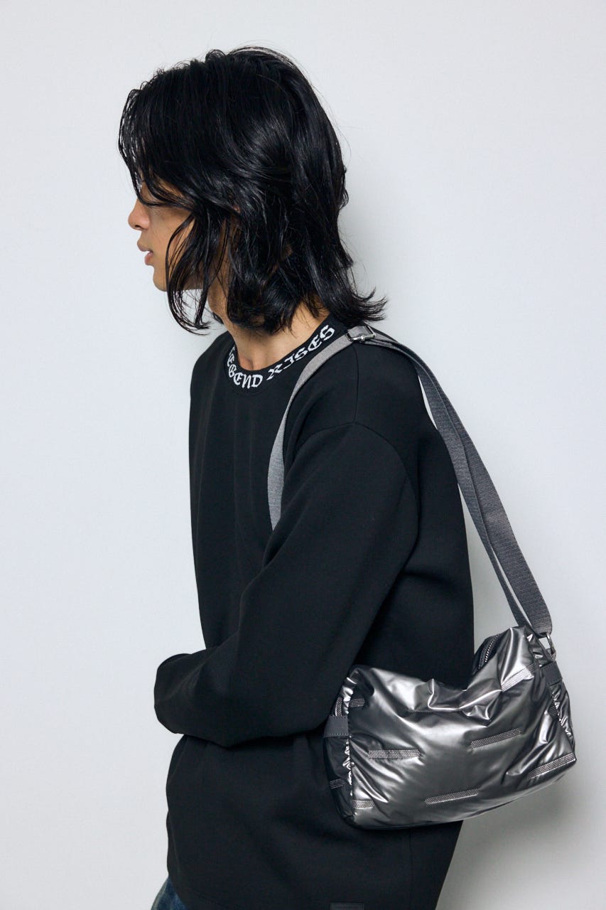 パファーショルダーバッグ GRY FREE