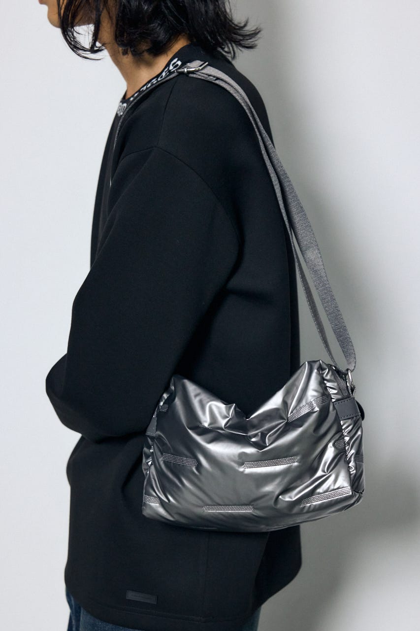 パファーショルダーバッグ GRY FREE