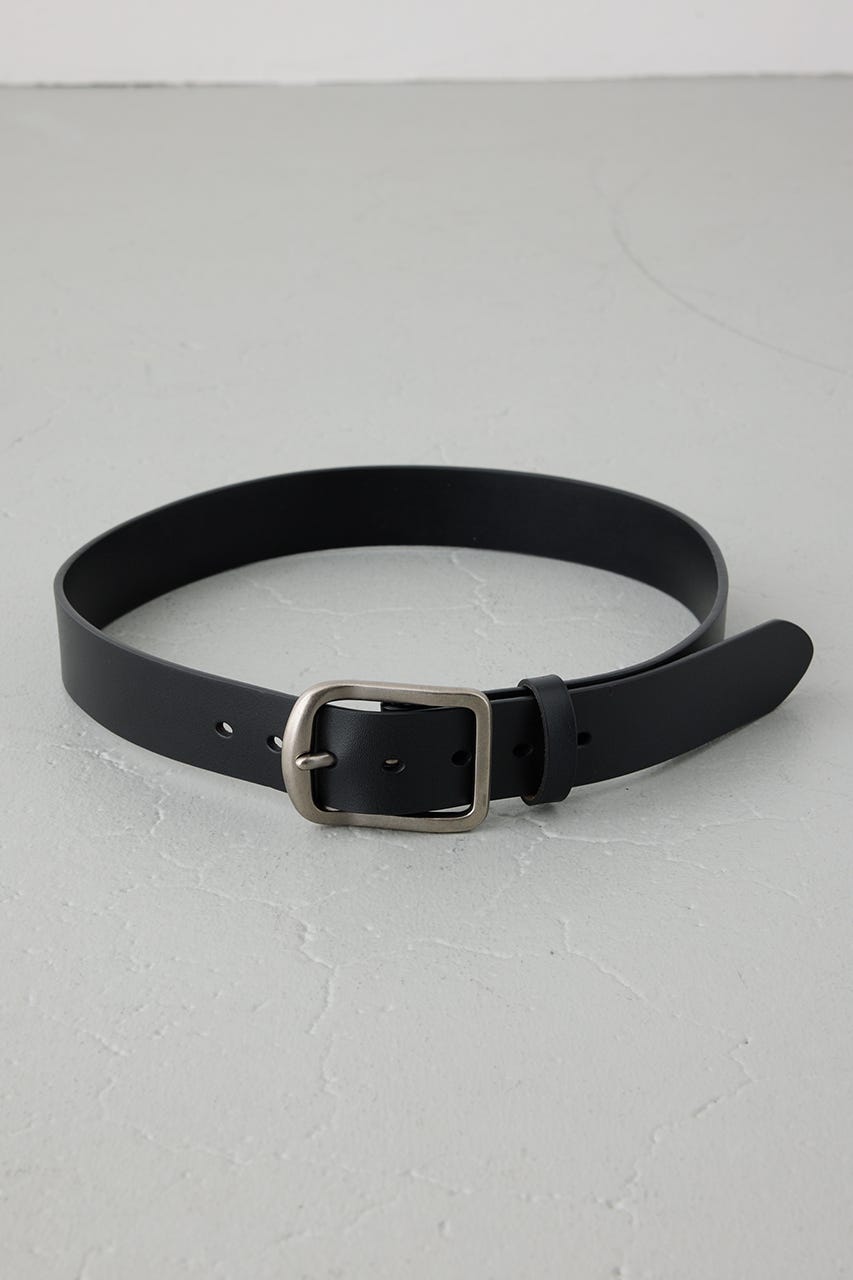 プレーンレザーベルト BLK FREE