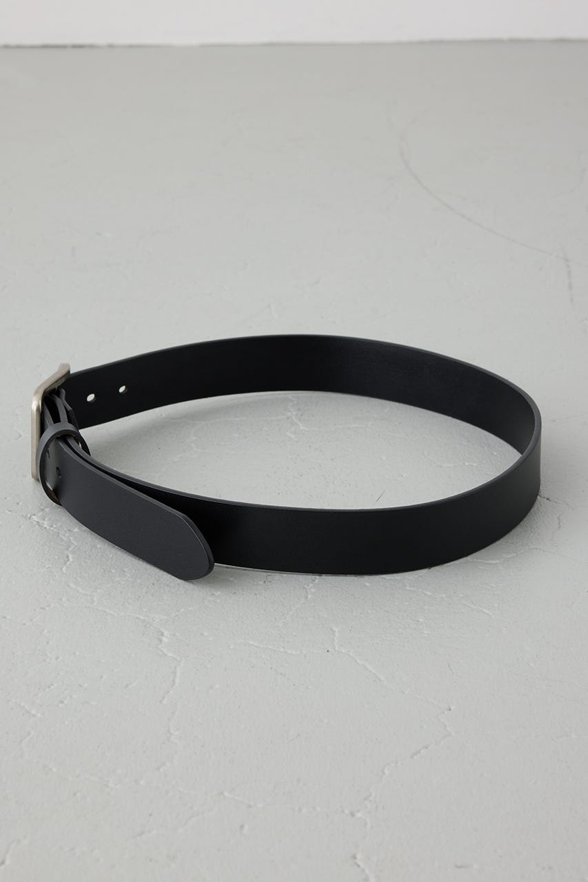 プレーンレザーベルト BLK FREE