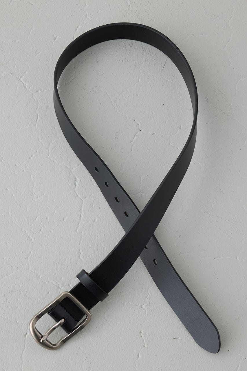 プレーンレザーベルト BLK FREE