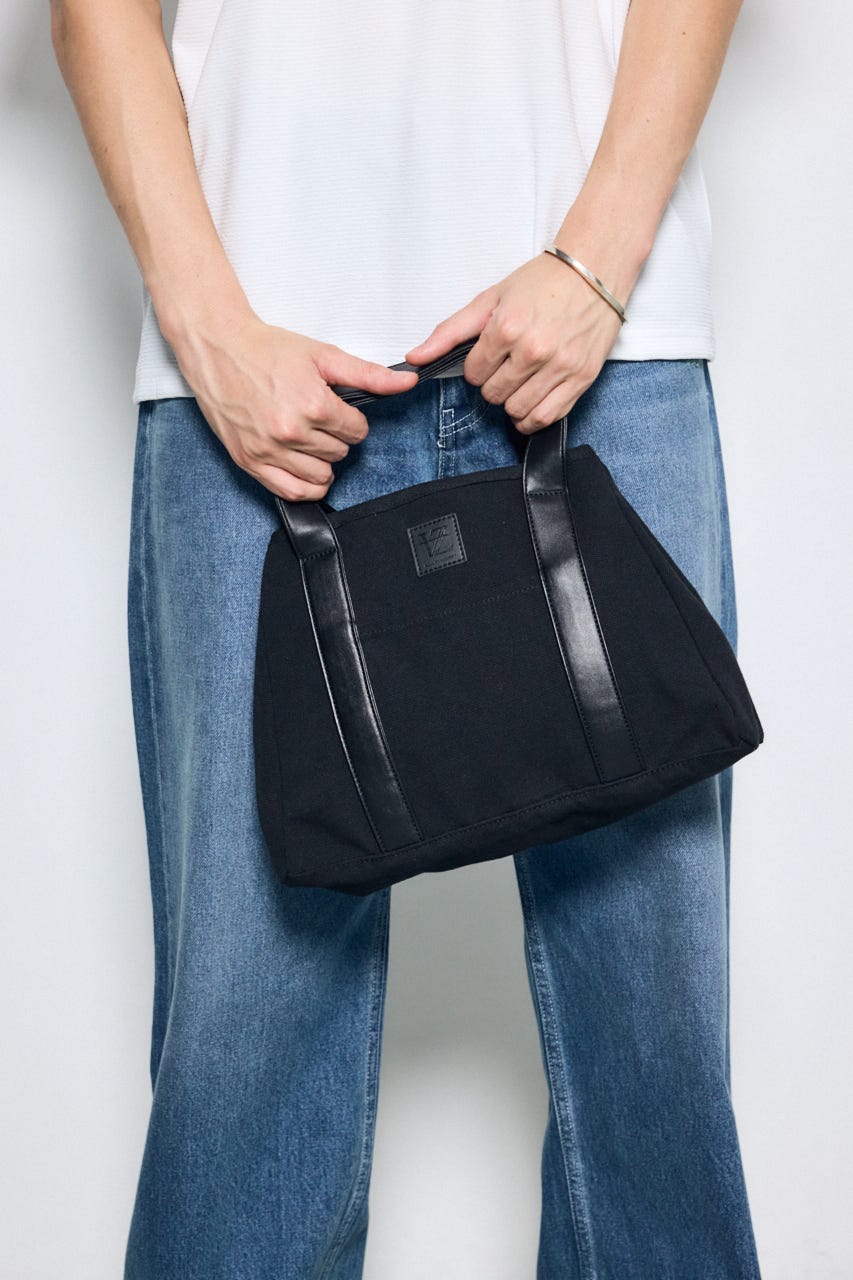 台形トートバッグ BLK FREE