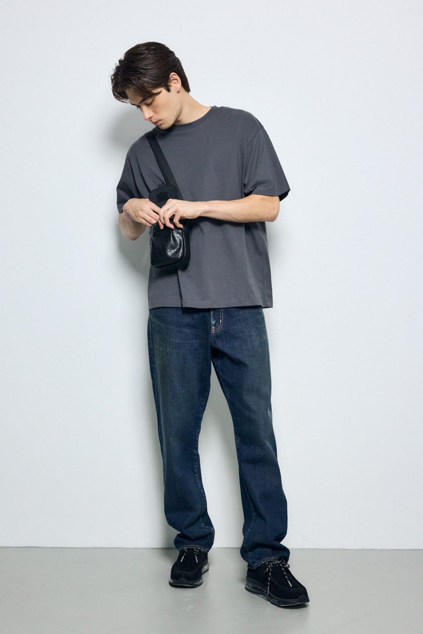 合皮サコッシュ BLK FREE