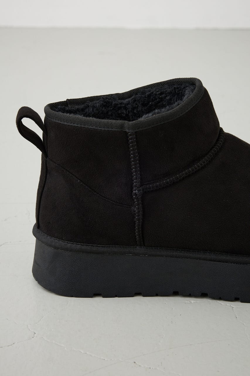 フェイクムートンショートブーツ BLK M