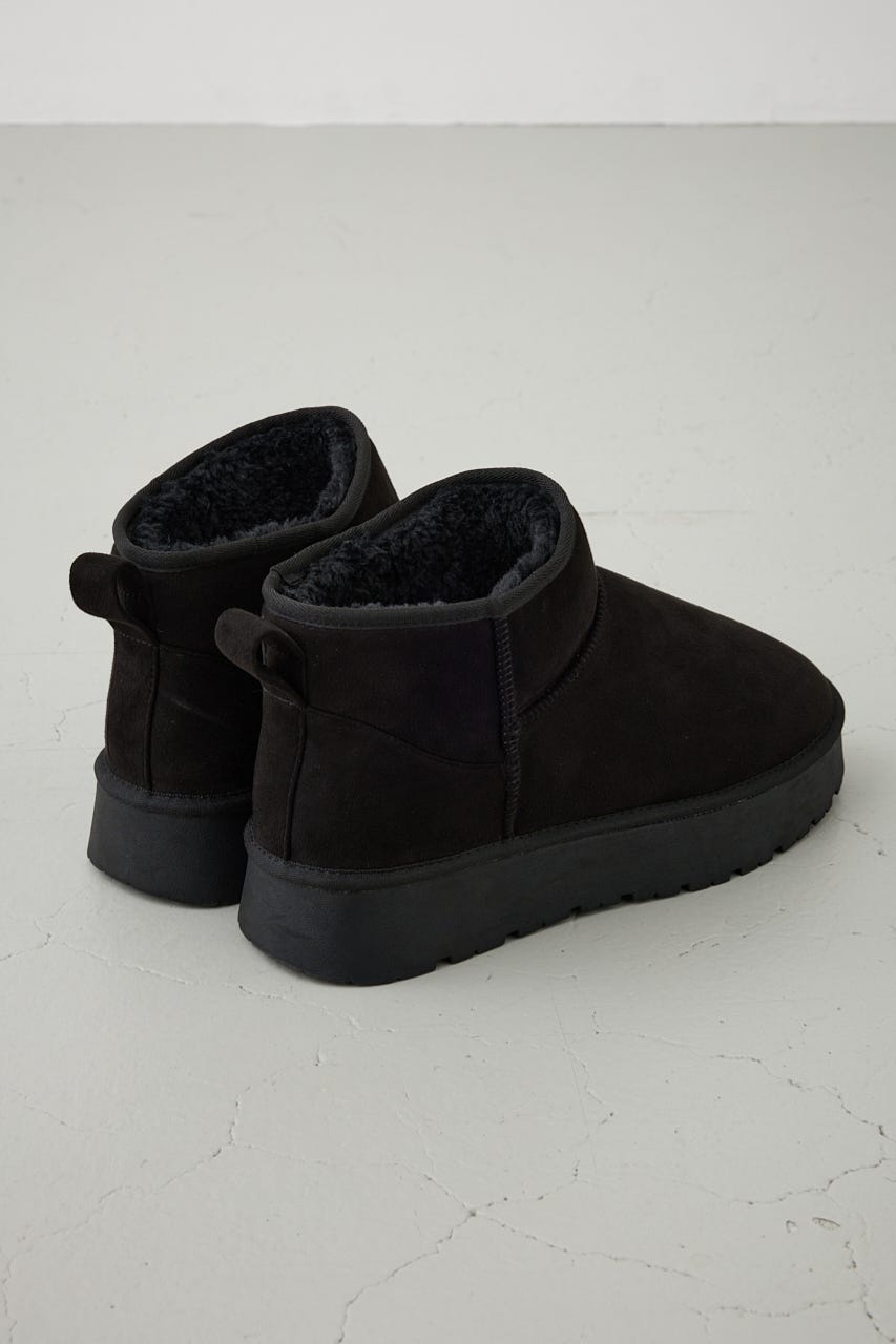 フェイクムートンショートブーツ BLK M