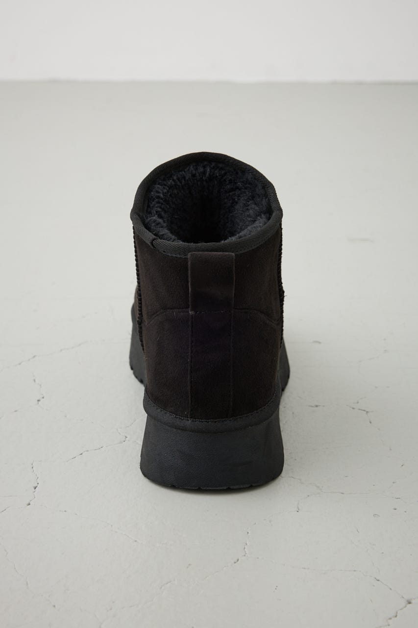 フェイクムートンショートブーツ BLK M